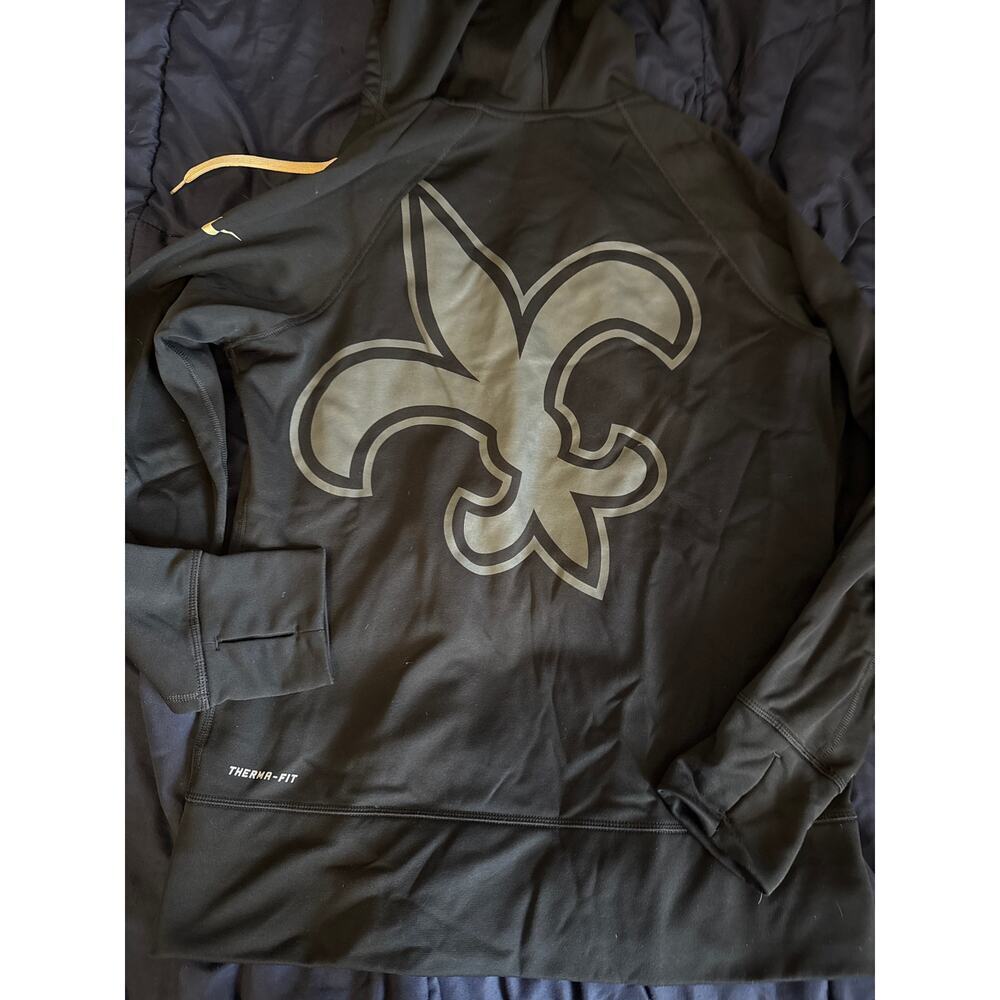 NIKE - NFL FOOTBALL, NEW ORLEANS SAINTS HOODIE - size LARGE